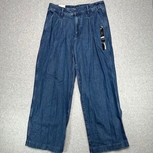 Banana Republic Blue Wide Leg Jeans
